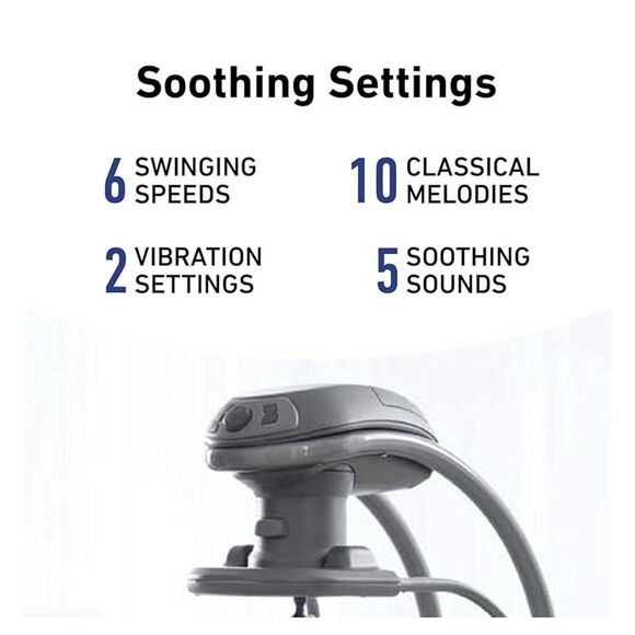 Graco DuetSoothe Swing and Rocker with Removable Swing Seat 6 Speeds for Infant - Picture 3 of 6